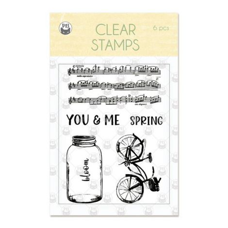 Zestaw stempli P13 The Four Seasons - Spring, 6szt